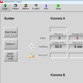 Remote, Main panel